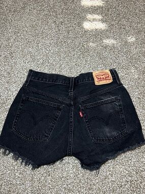 Levi's Black Denim Shorts